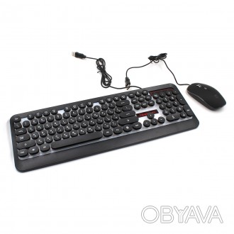 
Отличная проводная клавиатура UKC HK-3970 классического типа со стандартным наб. . фото 1