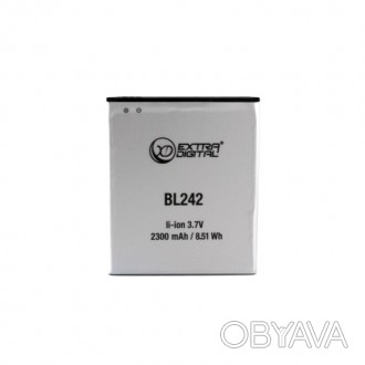 Основные характеристики:Аккумулятор ExtraDigital для Lenovo BL242 2300 mAh облад. . фото 1