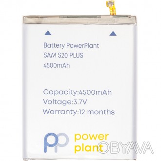 Аккумулятор PowerPlant Samsung Galaxy S20 Plus (EB-BG985ABY) 4500mAh - компактны. . фото 1