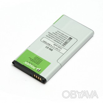 Аккумулятор PowerPlant Nokia X (BN-01) 1550mAh - компактный, стабильный и очень . . фото 1