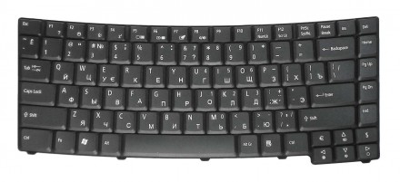 Клавіатура для ноутбука Acer Ferrari (4000) TravelMate (8100) Black, RU Совмести. . фото 2