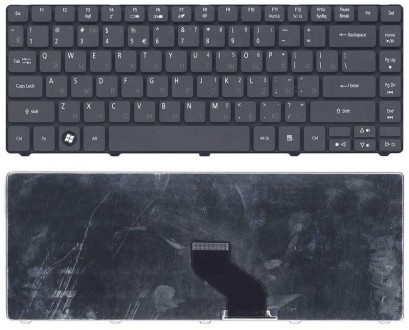 Клавіатура для ноутбука Acer Timeline (3410, 4741, 3810) Black, Mat, RU Совмести. . фото 4