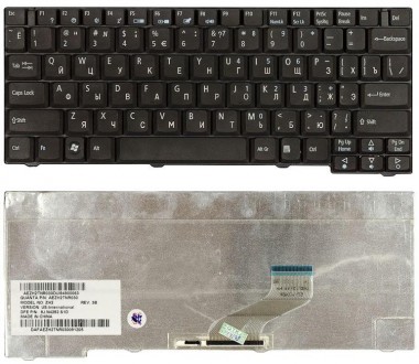 Клавіатура для ноутбука Acer TravelMate (3000, 3010, 3020, 3030, 3040) Black, RU. . фото 4