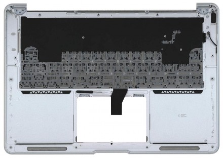 Клавіатура ноутбука Apple MacBook Air (A1369) 2010+ Black, (Silver TopCase), RU . . фото 2