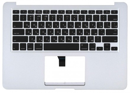 Клавіатура ноутбука Apple MacBook Air (A1369) 2010+ Black, (Silver TopCase), RU . . фото 3