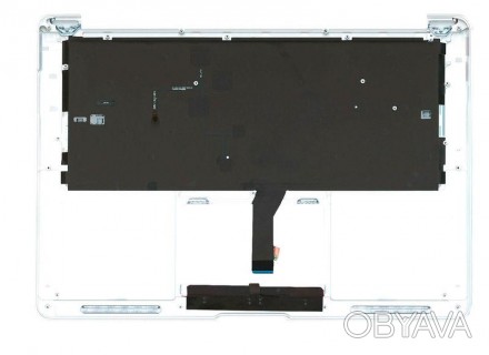 Клавіатура для ноутбука Apple MacBook Air 2012+ (A1466) Black, (Silver TopCase),. . фото 1