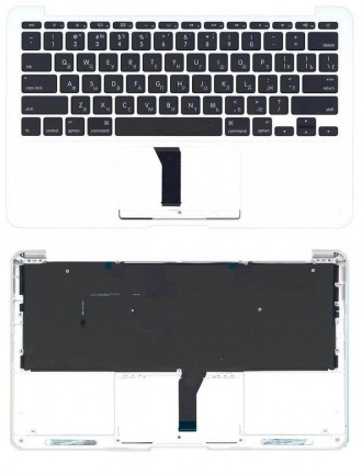 Клавіатура для ноутбука Apple MacBook Air 2013+ (A1465) Black, (Silver TopCase),. . фото 4