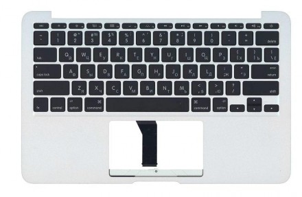 Клавіатура для ноутбука Apple MacBook Air 2013+ (A1465) Black, (Silver TopCase),. . фото 3
