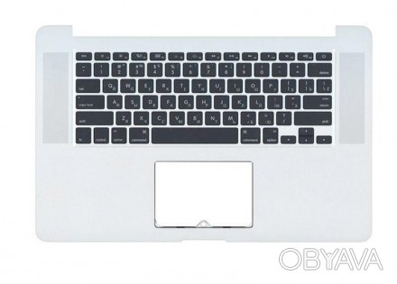 Клавіатура для ноутбука Apple MacBook Pro (A1398) Black, (Silver TopCase), RU (г. . фото 1