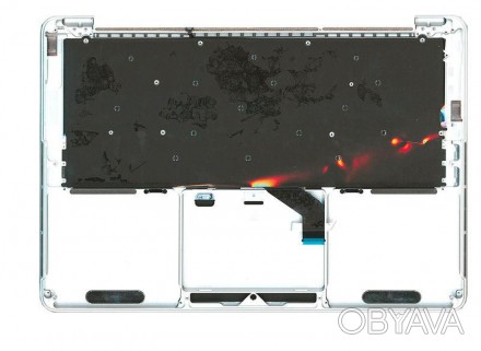 Клавіатура для ноутбука Apple MacBook Pro (A1425) Black, (Silver TopCase), RU (г. . фото 1