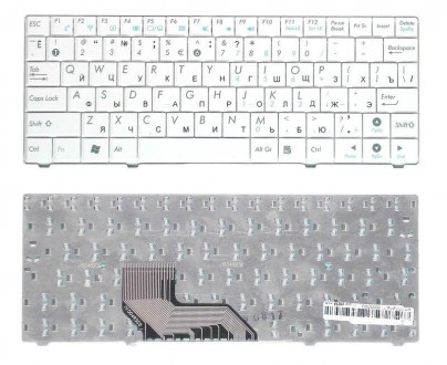 Клавіатура для ноутбука Asus (T91MT) White, RU Совместимость с моделями0KNA-112U. . фото 4