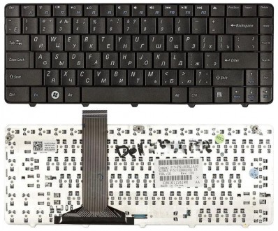 Клавіатура для ноутбука Dell Inspiron (11Z, 1110) Black, RU/EN. . фото 4