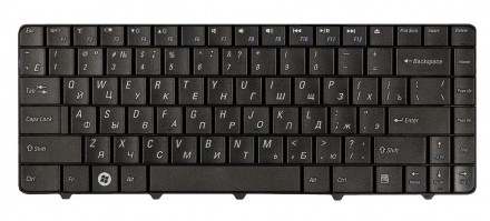 Клавіатура для ноутбука Dell Inspiron (11Z, 1110) Black, RU/EN. . фото 2