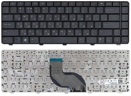 Клавіатура для ноутбука Dell Inspiron (14V, 14R, N4010, N4030, N5030) Black, RU. . фото 4
