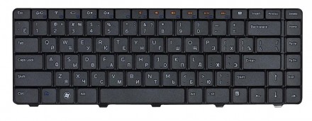Клавіатура для ноутбука Dell Inspiron (14V, 14R, N4010, N4030, N5030) Black, RU. . фото 2