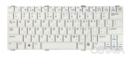 Клавіатура для ноутбука Dell Vostro (1220) White, RU Совместимость с моделямиPK1. . фото 1