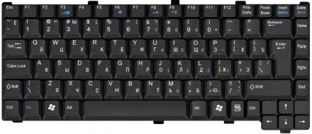 Клавіатура для ноутбука Fujitsu Amilo (M7440, M7440G, M6100) Black, RU (вертикал. . фото 2