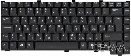 Клавіатура для ноутбука Fujitsu Amilo (M7440, M7440G, M6100) Black, RU (вертикал. . фото 1