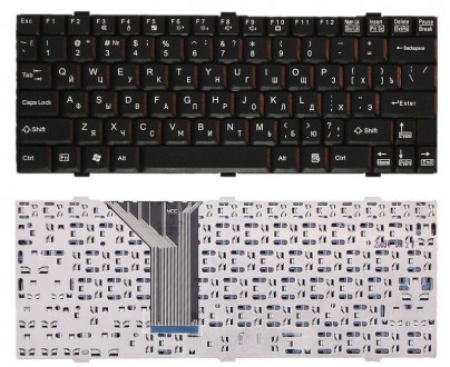 Клавіатура для ноутбука Fujitsu LifeBook (P5020, P5020D, P5010, P5010D) Black, R. . фото 4
