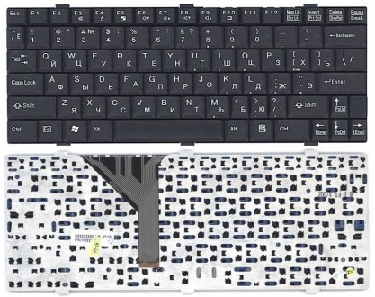 Клавіатура для ноутбука Fujitsu LifeBook (P7010) Black, RU. . фото 4