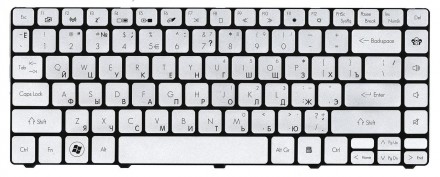 Клавіатура для ноутбука Gateway (ID49) Silver, RU Совместимость с моделями9ZZZ.N. . фото 2