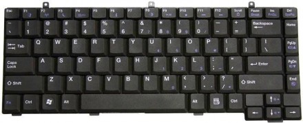 Клавіатура для ноутбука Gateway (NA1, QA1, E265, E475) Black, RU. . фото 2