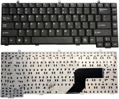 Клавіатура для ноутбука Gateway (NA1, QA1, E265, E475) Black, RU. . фото 4