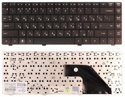 Клавіатура для ноутбука HP Compaq (320, 321, 325, 326, 420, 421, 425) Black, RU . . фото 4