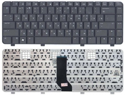 Клавіатура для ноутбука HP Compaq (6520S, 6720S, 540, 550) Black, RU Совместимос. . фото 4