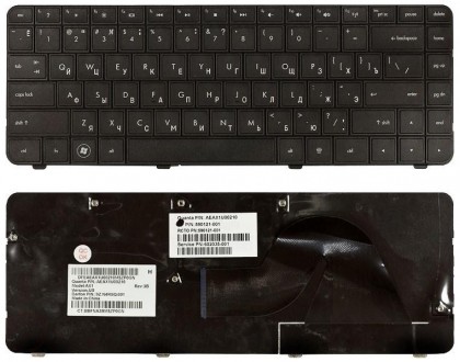 Клавіатура для ноутбука HP Compaq Presario CQ42 Black, RU. . фото 4
