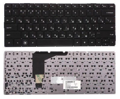 Клавіатура для ноутбука HP Envy (13) Black, (No Frame) RU (горизонтальний ентер). . фото 4