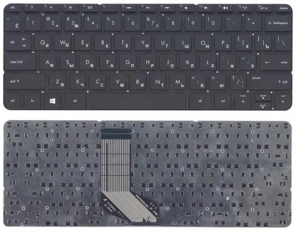 Клавіатура для ноутбука HP Envy (X2) Black, (No Frame) RU Совместимость с моделя. . фото 4