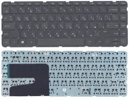 Клавіатура для ноутбука HP Pavilion (14-e) Black, (No Frame), RU. . фото 4