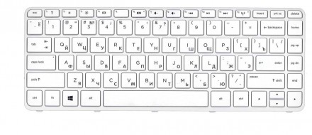 Клавіатура для ноутбука HP Pavilion (14-e) White, (White Frame), RU Совместимост. . фото 2