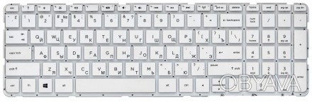 Клавіатура для ноутбука HP Pavilion (17, 17-E) White, (No Frame) RU Совместимост. . фото 1