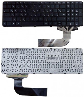 Клавіатура для ноутбука HP Pavilion (17-F, 15-P) Black, (Black Frame) UA В наявн. . фото 3