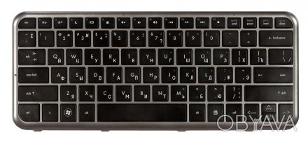 Клавіатура для ноутбука HP Pavilion (DM3-1000) Black, (Gray Frame) RU Совместимо. . фото 1