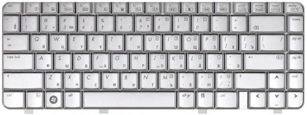 Клавіатура для ноутбука HP Pavilion (DV4-1000) Silver, RU Совместимость с моделя. . фото 2