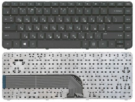 Клавіатура для ноутбука HP Pavilion DV4-5000 Black, (No Frame) UA Совместимость . . фото 4