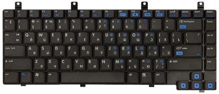 Клавіатура для ноутбука HP Pavilion DV4000, DV4100, DV4200, DV4300, DV4400 Black. . фото 2