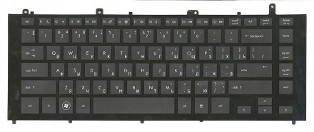 Клавіатура для ноутбука HP ProBook (4425S) Black, (Black Frame) RU. . фото 2