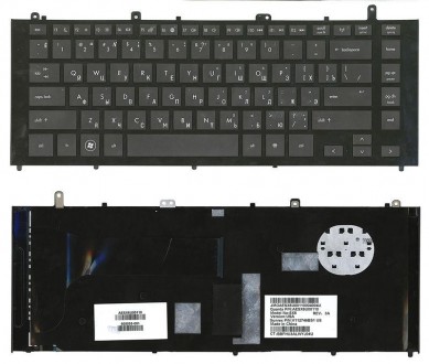 Клавіатура для ноутбука HP ProBook (4425S) Black, (Black Frame) RU. . фото 4