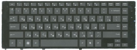 Клавіатура для ноутбука HP ProBook (5320S) Black, (Black Frame) RU. . фото 2