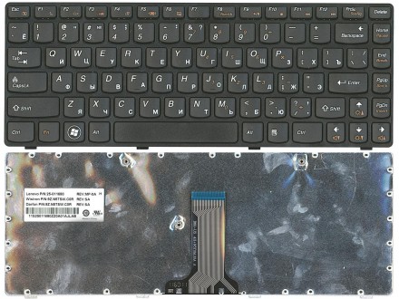 Клавіатура для ноутбука Lenovo IdeaPad (B470, G470, G470AH, G470GH, G475, V470, . . фото 4