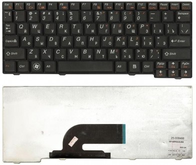 Клавіатура для ноутбука Lenovo IdeaPad (S10-2, S10-3C) Black, RU Совместимость с. . фото 4