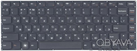 Клавіатура для ноутбука Lenovo IdeaPad (U400) Black, (No Frame), RU Совместимост. . фото 1