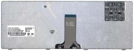 Клавіатура для ноутбука Lenovo IdeaPad (Y480) Black, (Black Frame), RU Совместим. . фото 3
