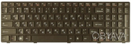 Клавіатура для ноутбука Lenovo IdeaPad (Y570) Black, (Black Frame), RU Совместим. . фото 1