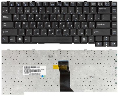 Клавіатура для ноутбука LG (LM50) Black, RU. . фото 4