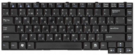 Клавіатура для ноутбука LG (LM50) Black, RU. . фото 2